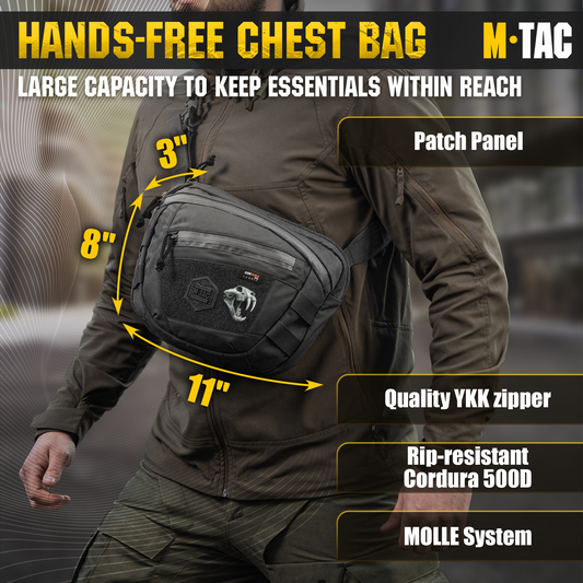 M-Tac Elite Sphaera Large Bag Gen II with Loop Panel