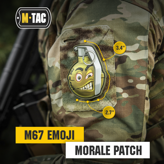 M-Tac M67 Grenade 3D PVC Patch
