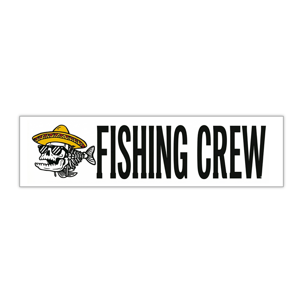 Fishing Crew Bumper Sticker