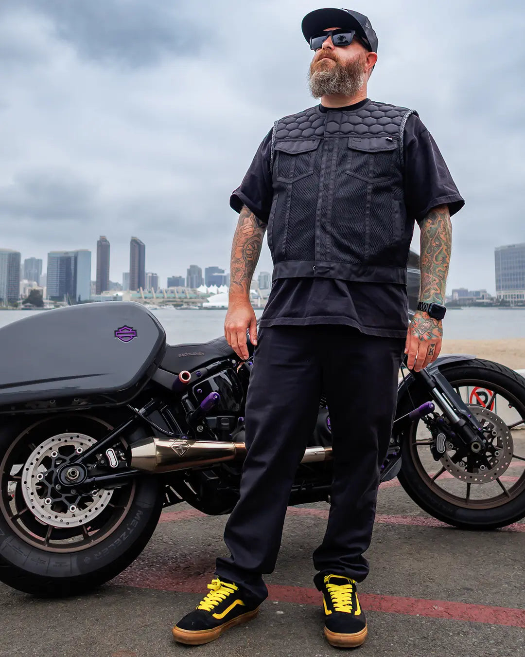Hornet Moto Mesh Men's Club Style Vest