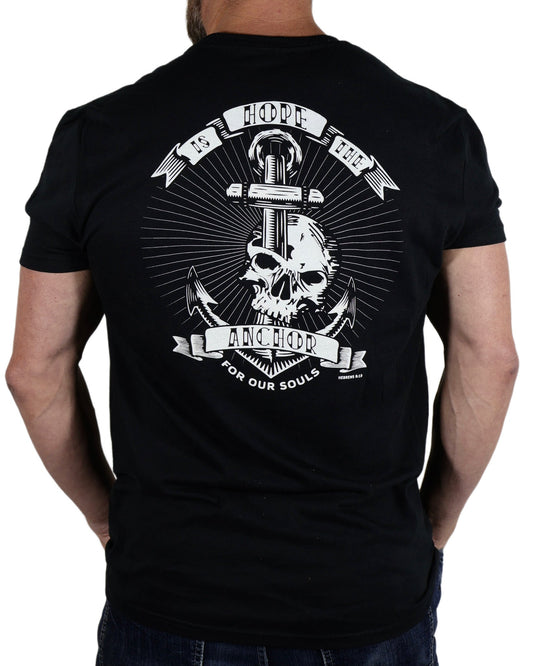 Closeout-Men's Black Anchor T-Shirt