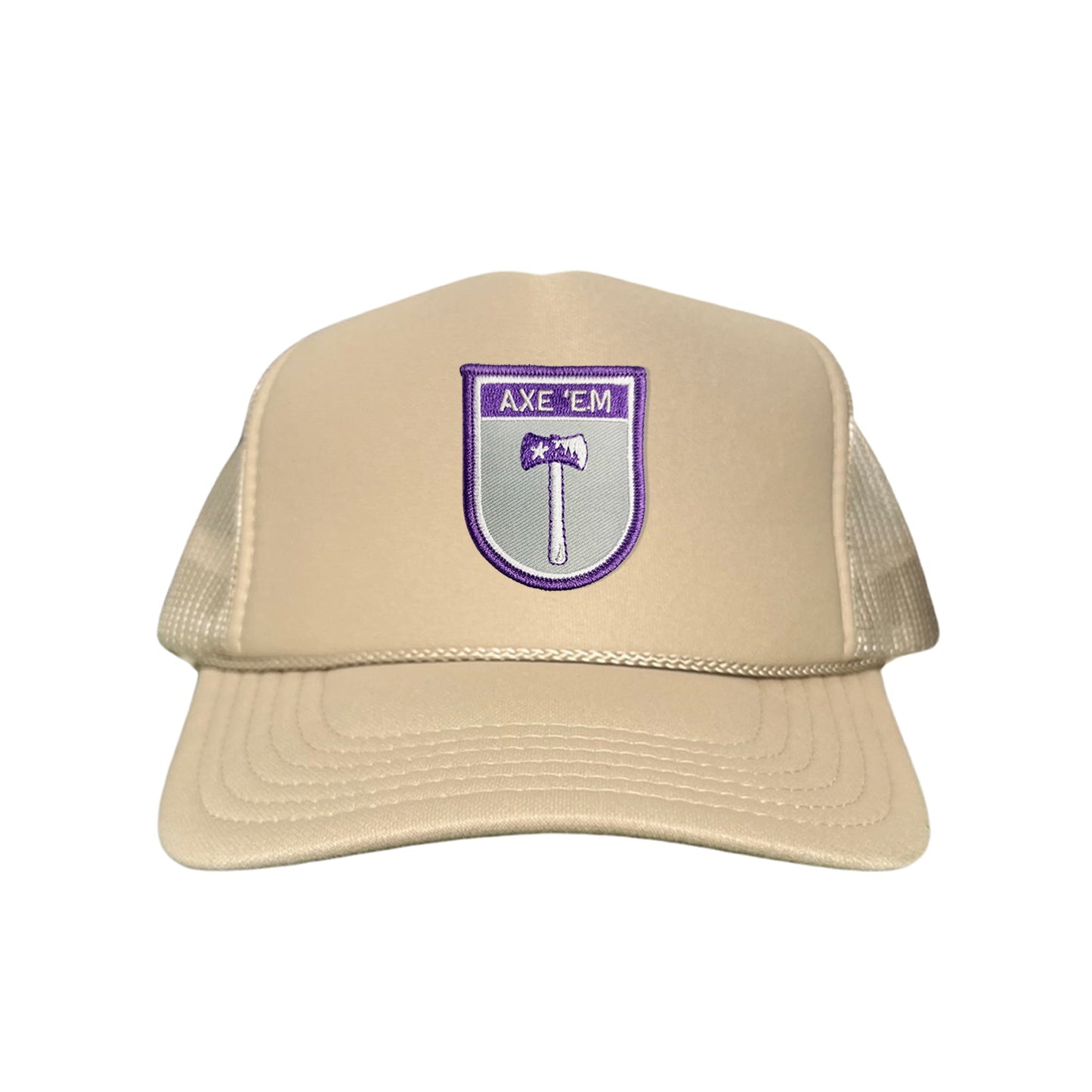 SFA / AXE'EM SHIELD PATCH / Curved Bill Mesh Snapback 100 / SFA006