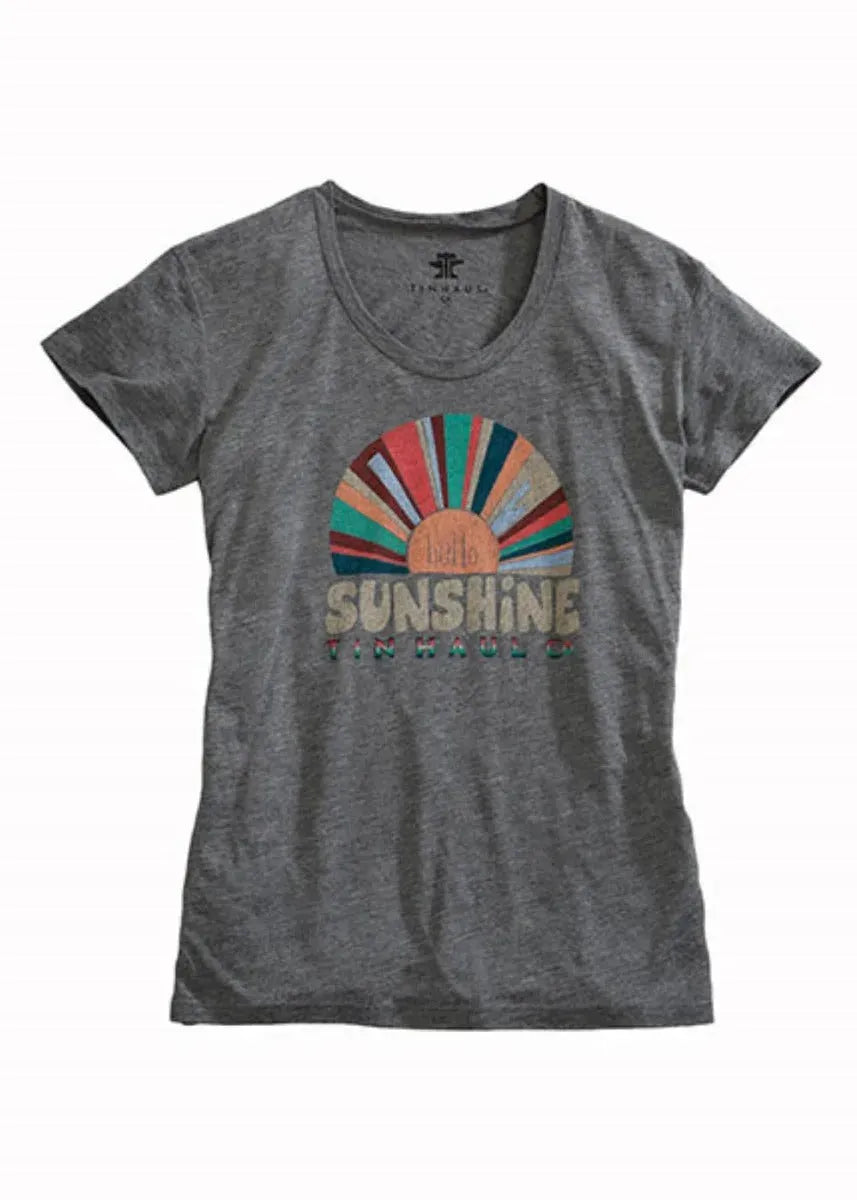 Tin Haul Hello Sunshine (Grey) - Women's T-Shirt