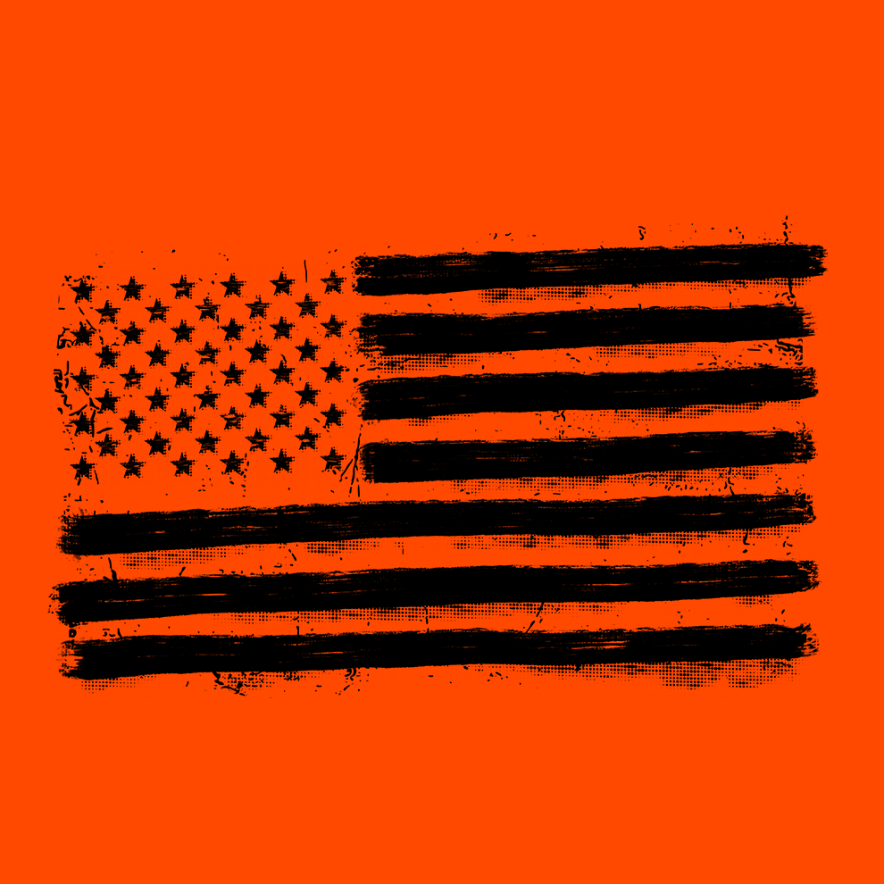 Old Glory - Long Sleeve Safety Yellow Hi-Vis T-Shirt