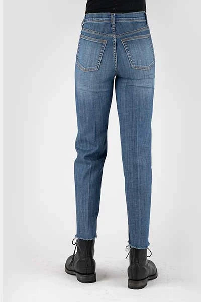 Stetson 915 High Rise Straight Crop (Medium Wash) - Women's Jeans