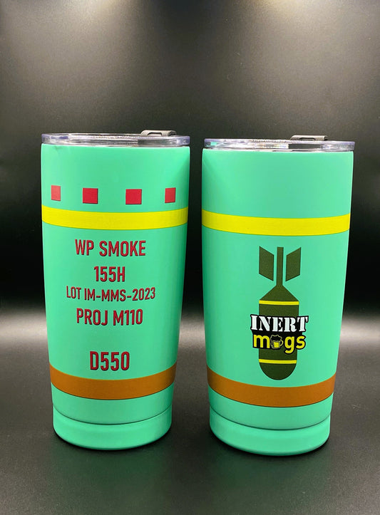 20oz 155mm Artillery Tumbler (WP) – Military Inspired Insulated Drinkware