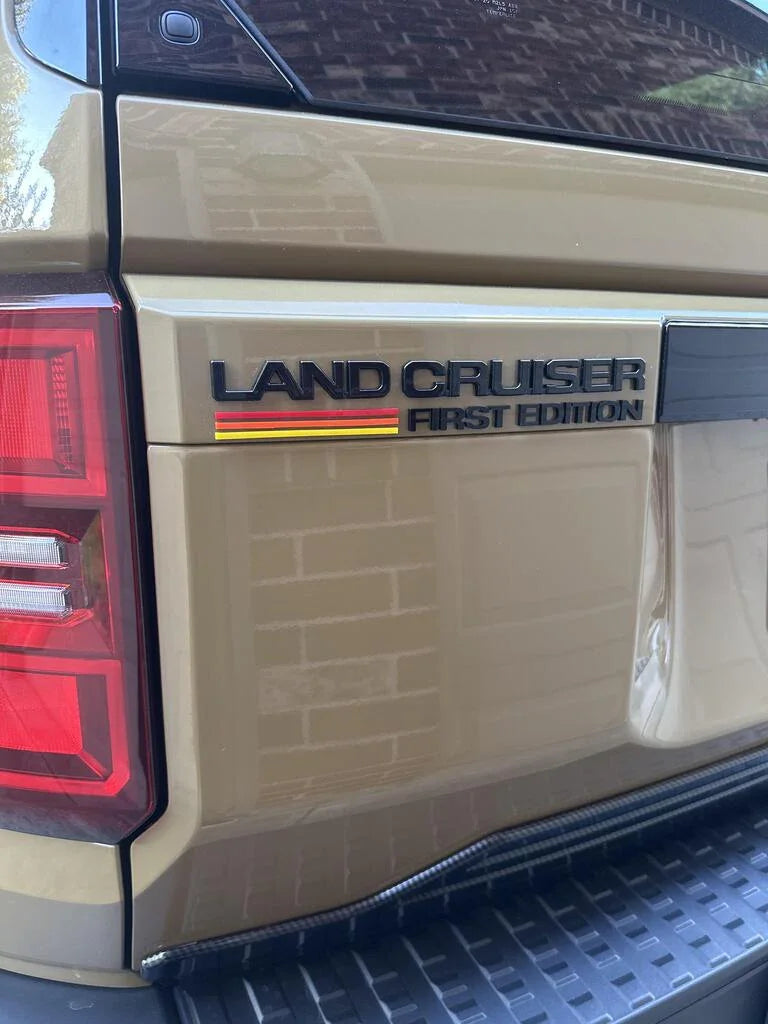 First Edition LC250 Acrylic Laser Series Tailgate Badge - 2024+ Land Cruiser