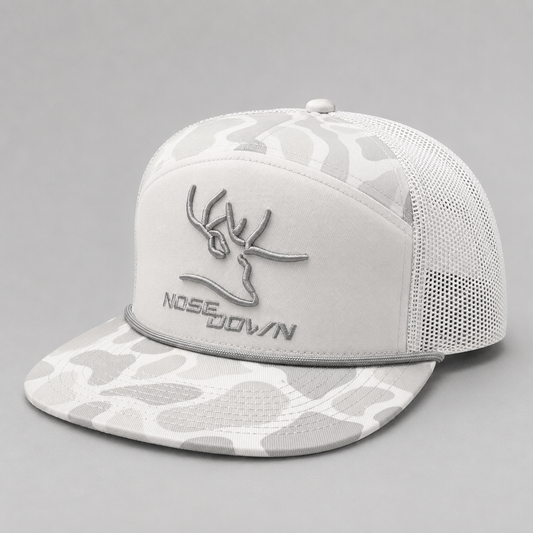 7 Panel Duck Camo Embroidered