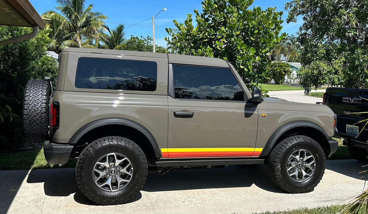 Retro Vintage Lower Door Protection - 2021+ Bronco