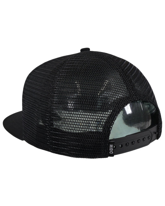 Black Classic Trucker "F The Past" Patch Hat