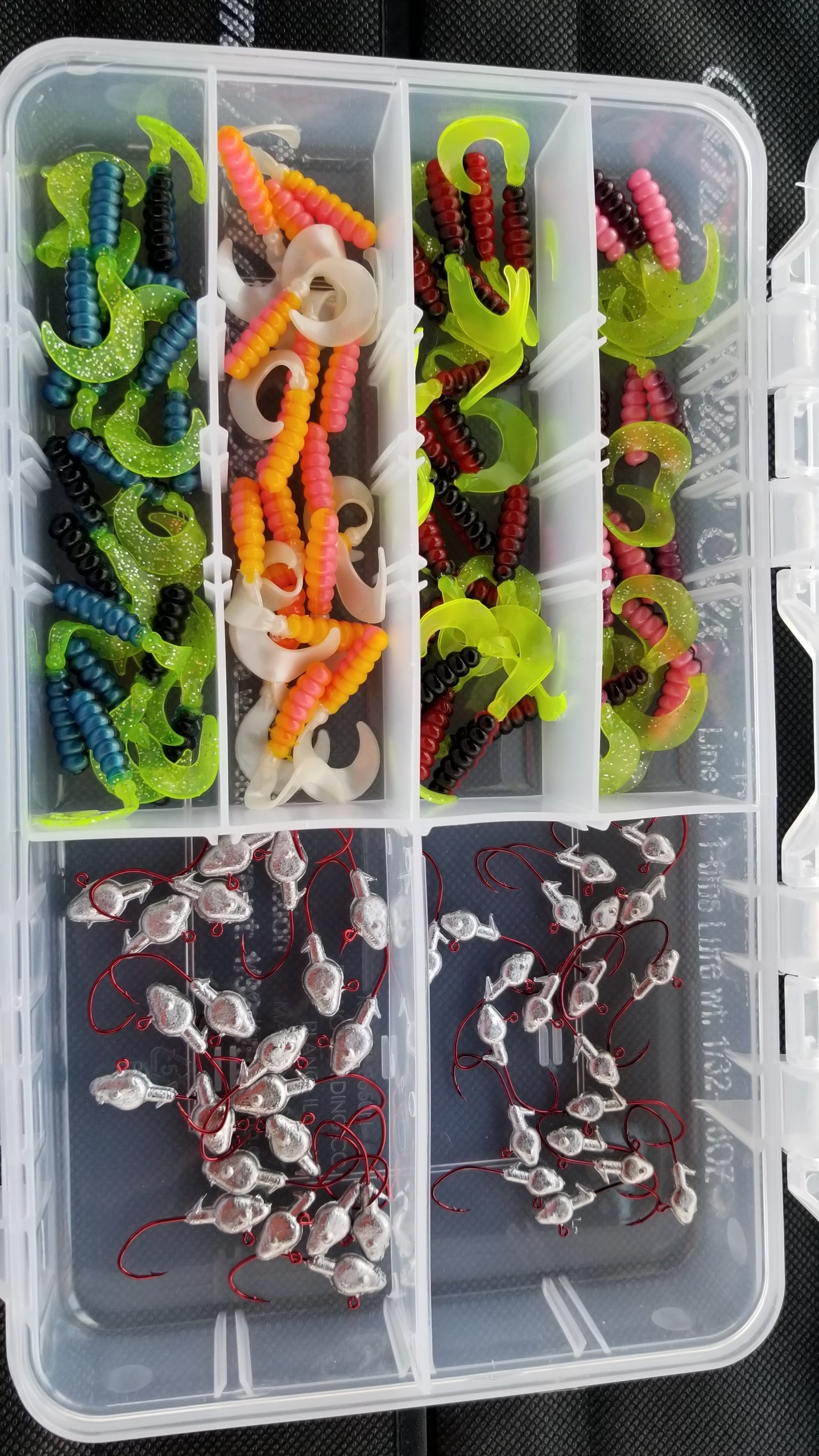 Cam's Nasty Bend Hook Curly Tail Grub Assortment Package (NO SUBSTITUTIONS)