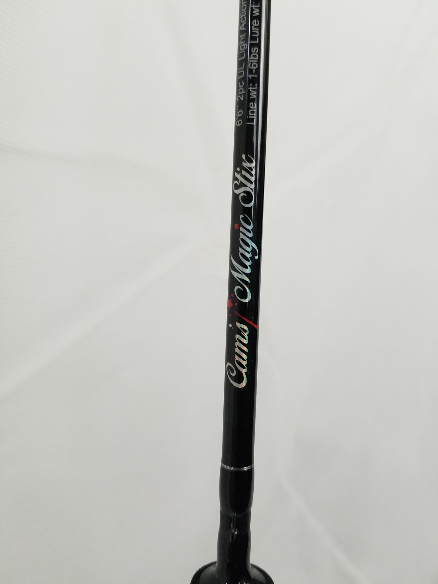 Cam's Complete 6'6" (6 BB Ball Bearing Reel) Magic Stix Curly Tail Combo Special