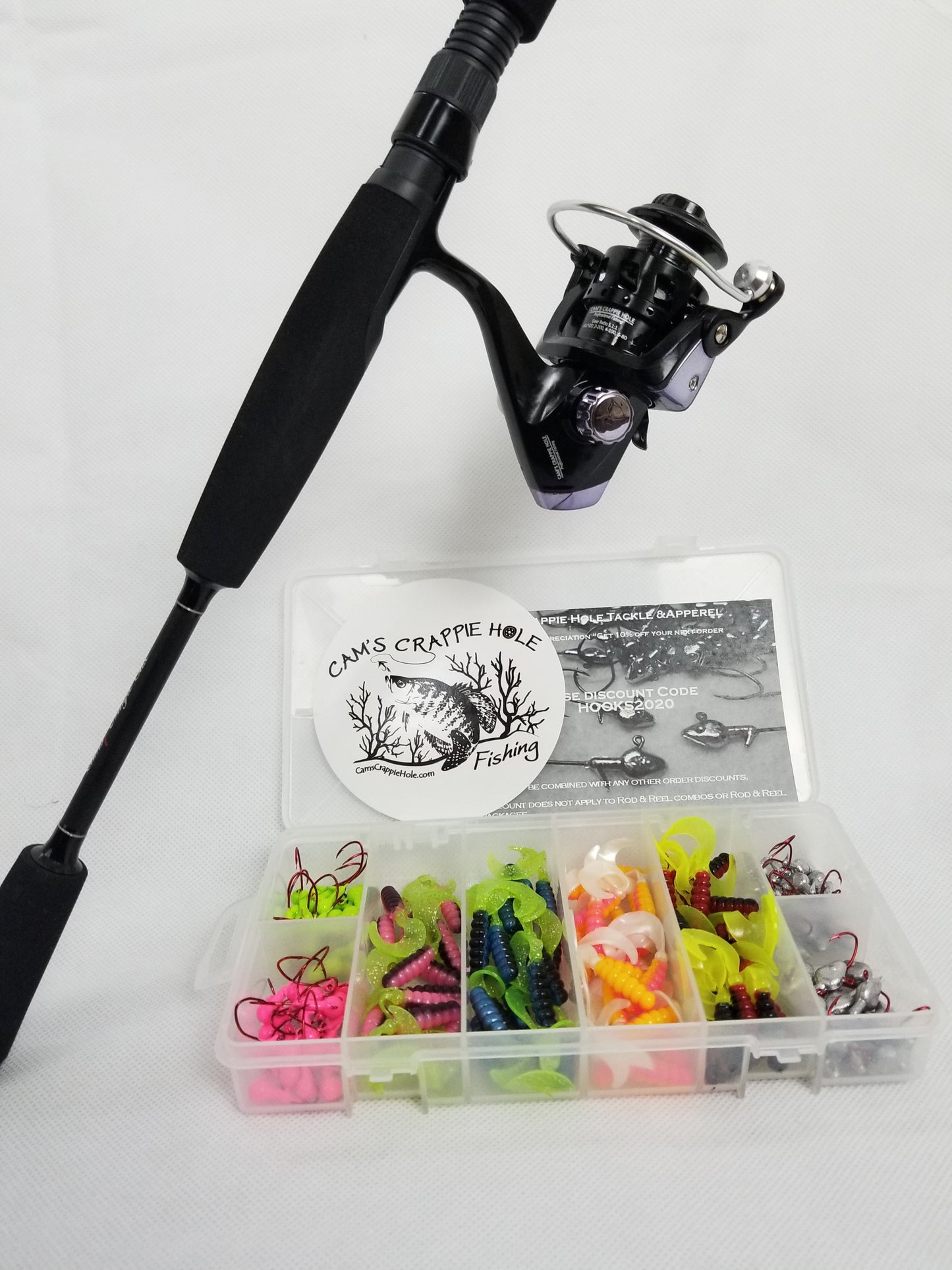 Cam's "Black Onyx" (10+1) Magic Stik 6'0 Rod and Reel Combo Kit