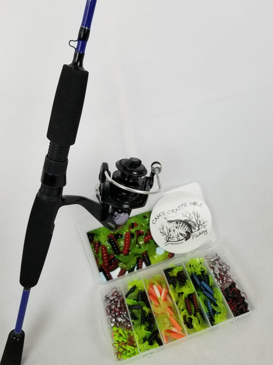 Cam's Complete "Blue Thunder" Titanium 6'6" 10+1 (BB) Ball Bearing Reel Signature Series Curly Tail Combo Special