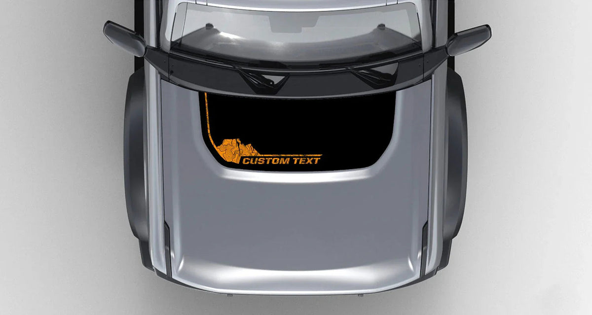 Badlands South Dakota Stealth Hood Overlay (Printed Series) - 2021+ Bronco