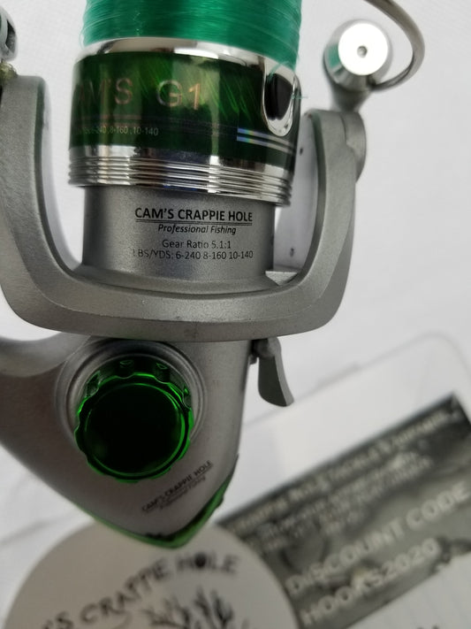 New Cam's "Emerald Split Grip" Live Bait Assortment 6'0 Combo Kit