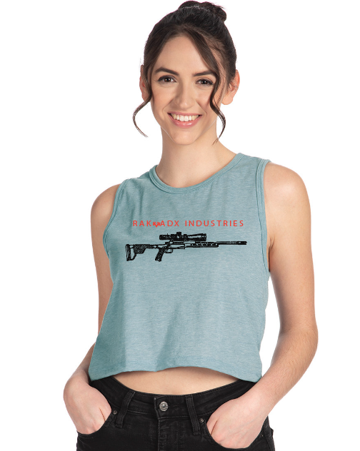 Womens RA Industries Rifle Festival Crop Tank