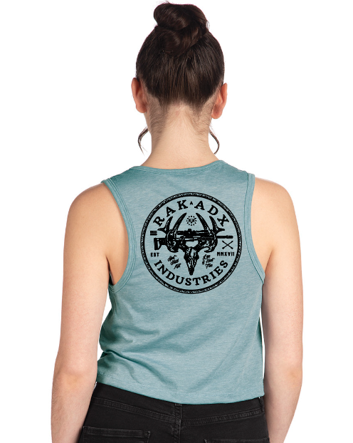 Womens RA Industries Rifle Festival Crop Tank