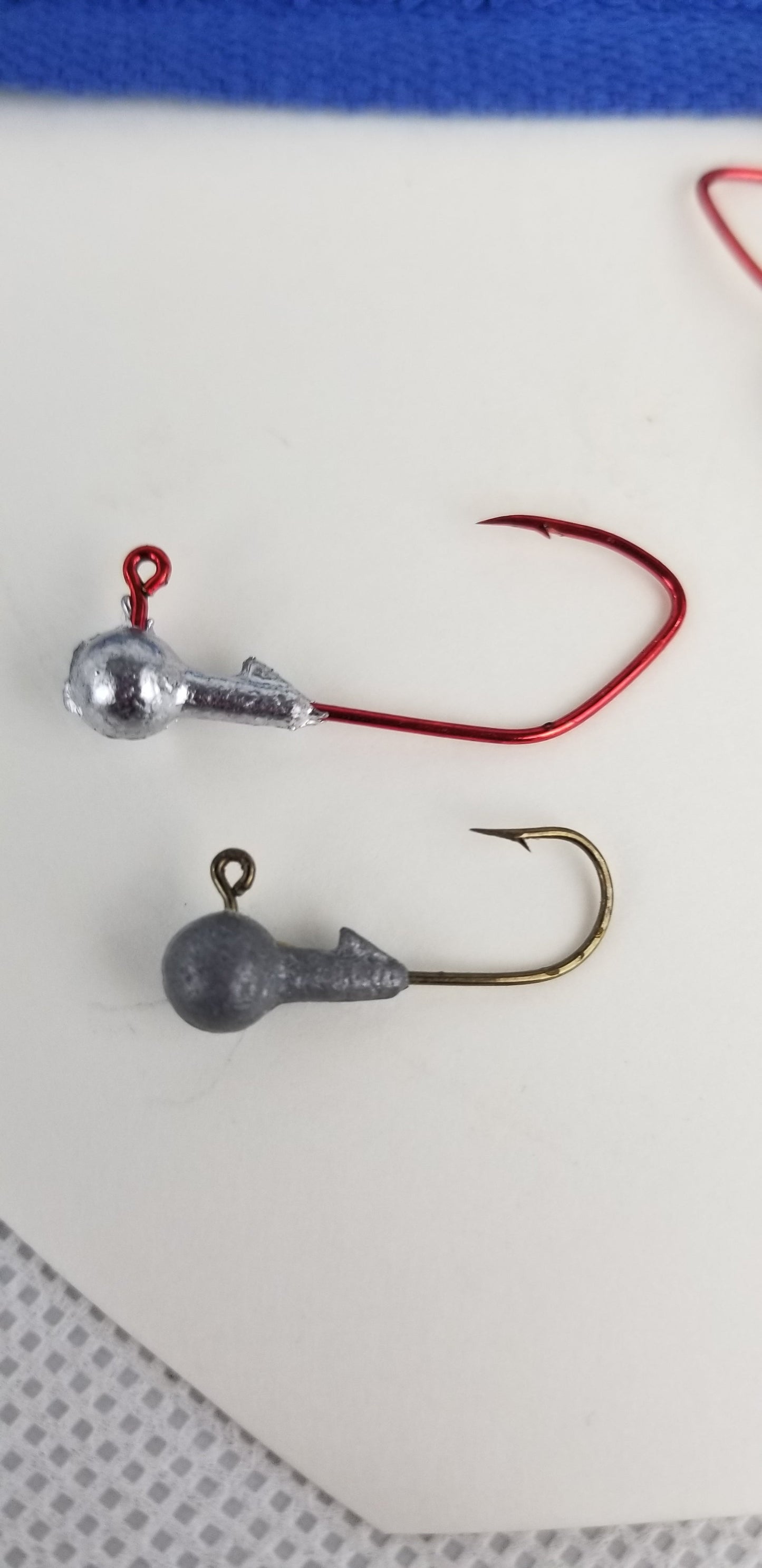 25ct.- 1/16oz. Unpainted Cam's DIESEL BUILT Round Head w/ 1/0 (Chemically Sharpened) Hook