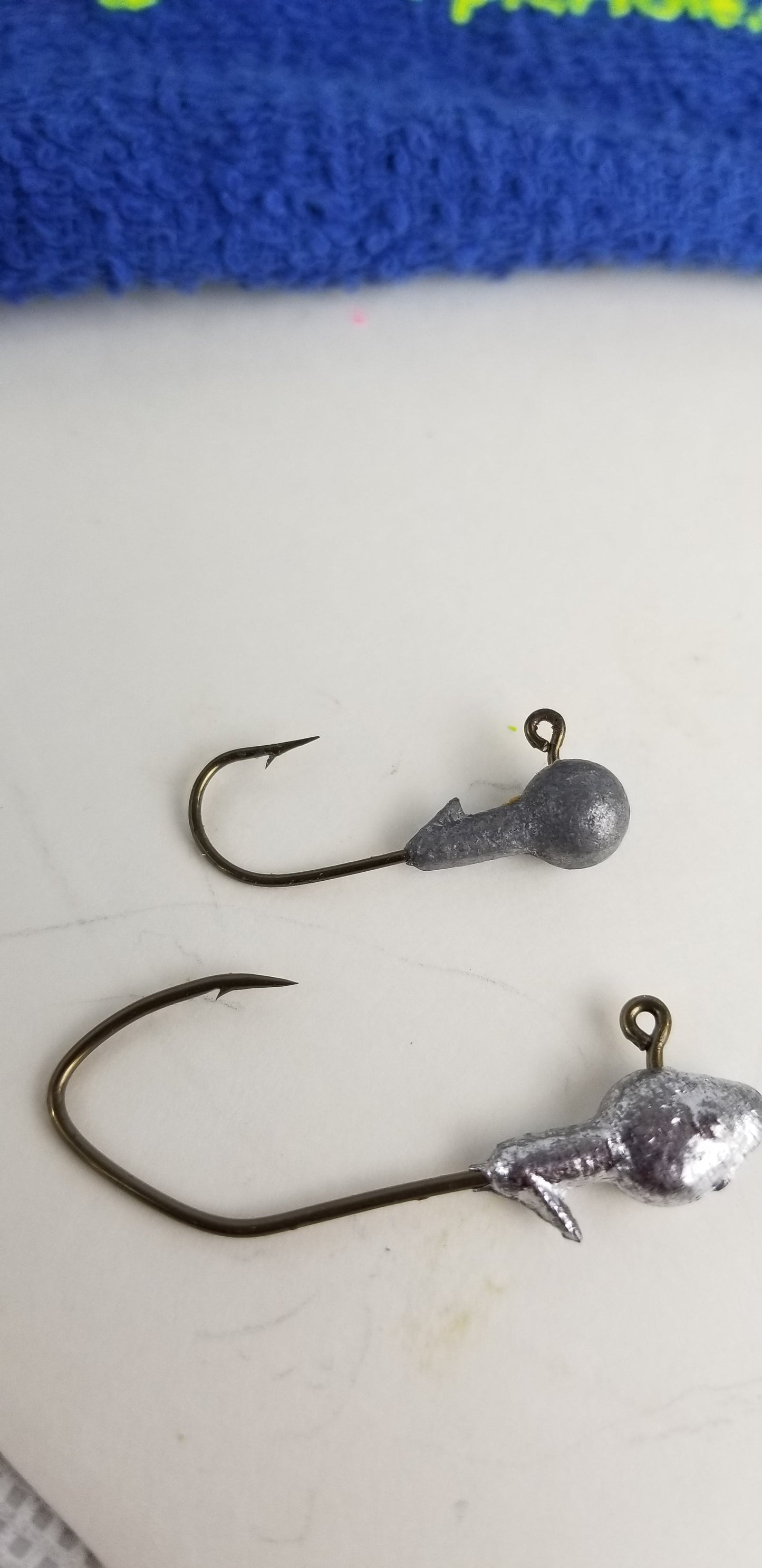 25ct.- 1/16oz. Unpainted Cam's DIESEL BUILT Minnow Head w/ 1/0 Deadly Bronze Hooks (Chemically Sharpened)