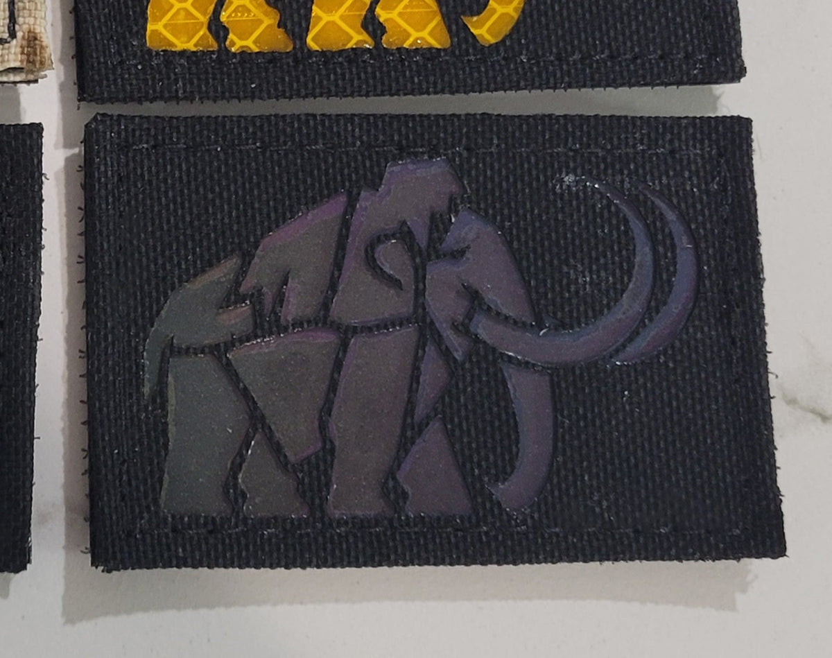 Geometric Mammoth Laser Cut Patch