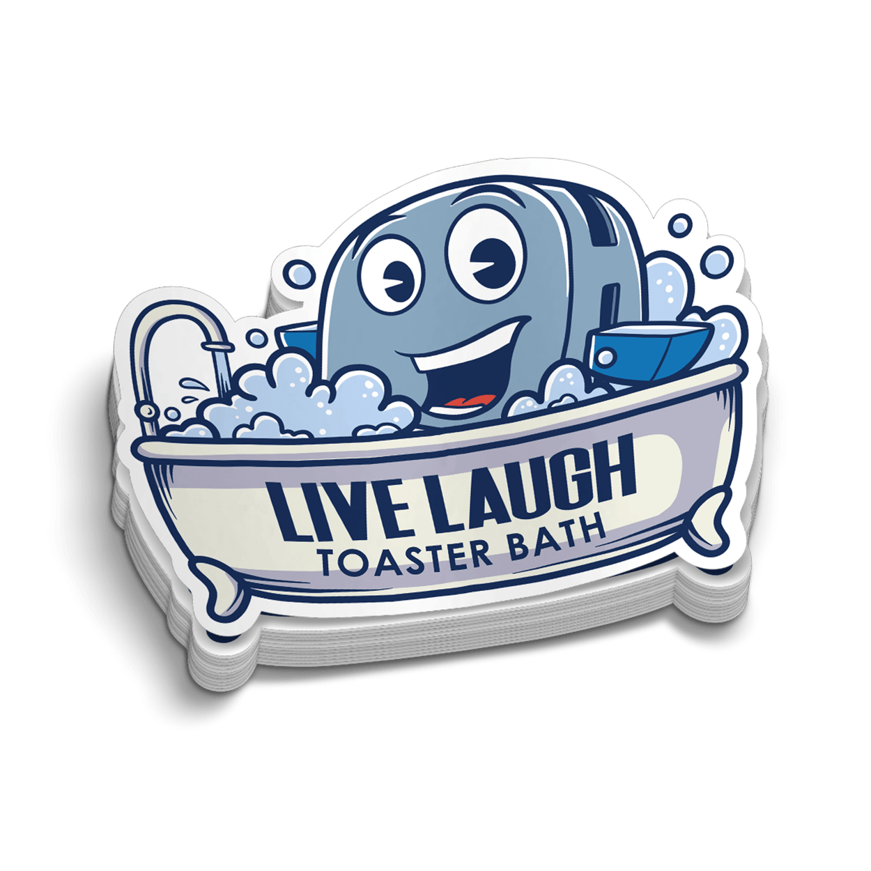 Toaster Bath - Hard Hat Decal