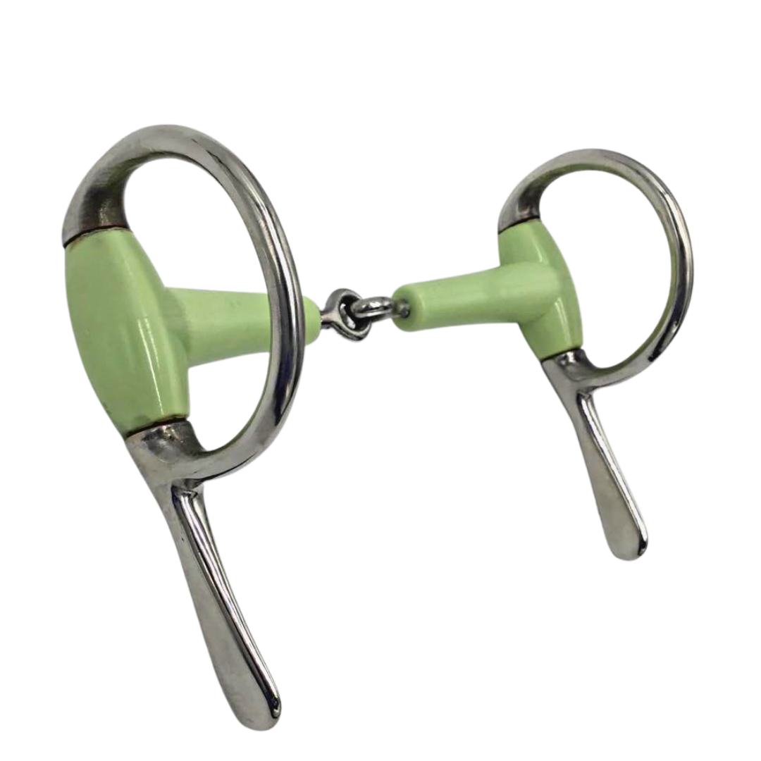Half Cheek Snaffle Apple Mouth Bit 5"