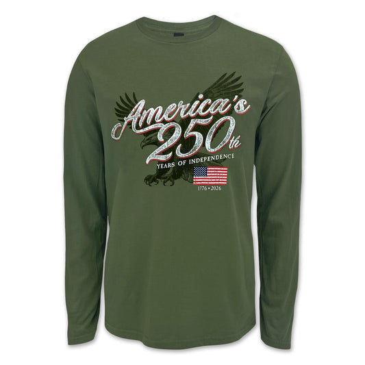 250 Years of Independence Long Sleeve T-Shirt (OD Green)