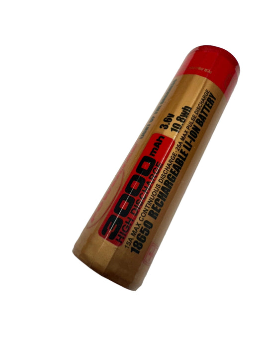 3000 mAh High Capacity 18650 Battery