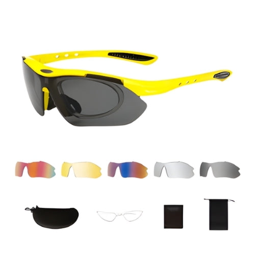 Men's and Women's Cycling Sports Sunglasses – Road & Mountain Bike Riding Protective Goggles with UV Protection Eyewear