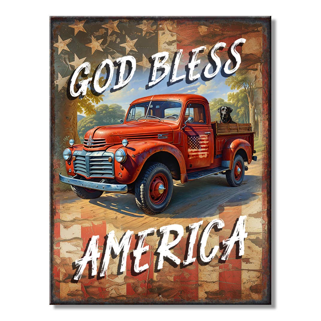 SH - God Bless America 8.25" x 10.75"