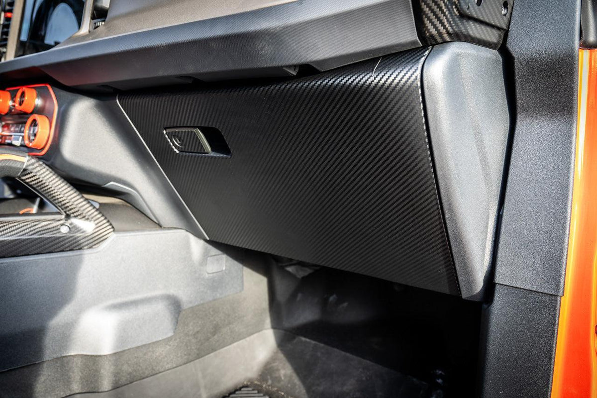 3D Carbon Glovebox Overlay Kit - 2021+ Bronco