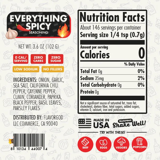 Everything Spicy Seasoning (Flavor of the Week! 50% Off)