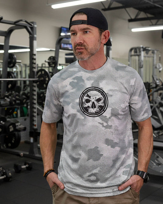 Classic Logo Camo-Hex Premium Performance Tee