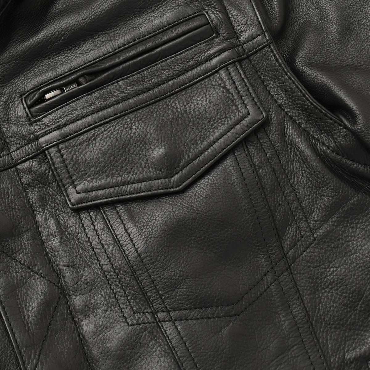 Nightstrike Men’s Motorcycle Leather Jacket