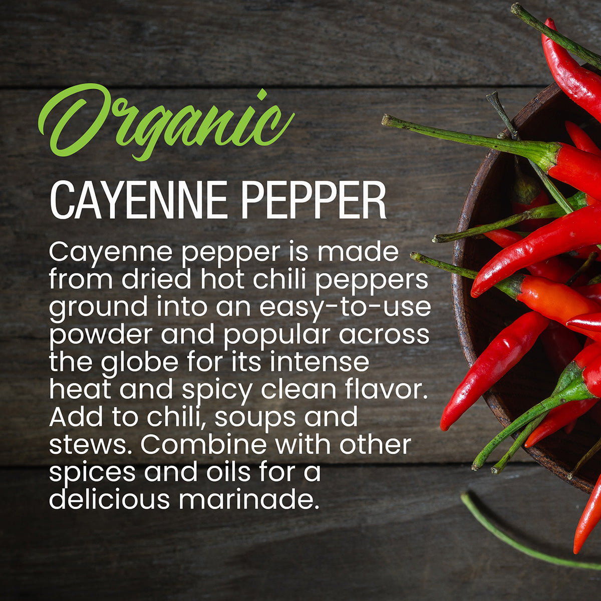 Organic Cayenne Pepper