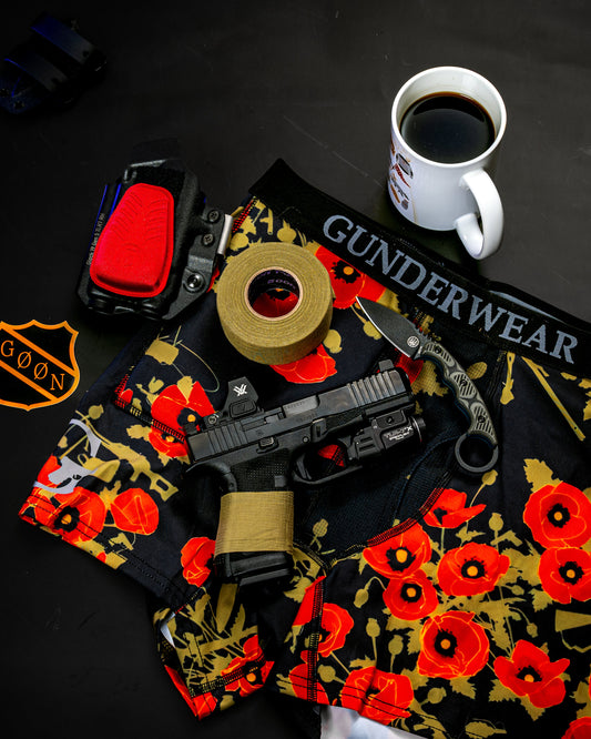 OTTE GEAR x GNDRWR Poppies of War GUNDERWEAR