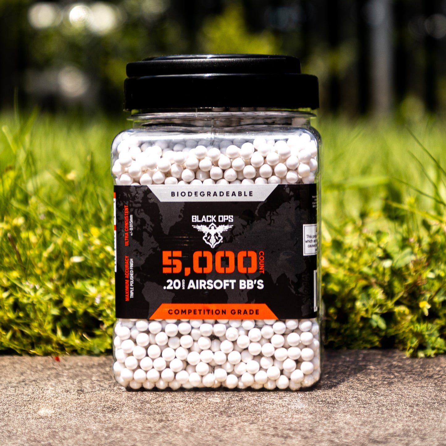 Biodegradable Airsoft 6mm/.20g BBs - 5,000 Count