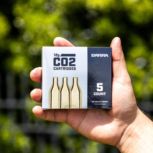 12 Gram CO2 Cartridges - 5 Count