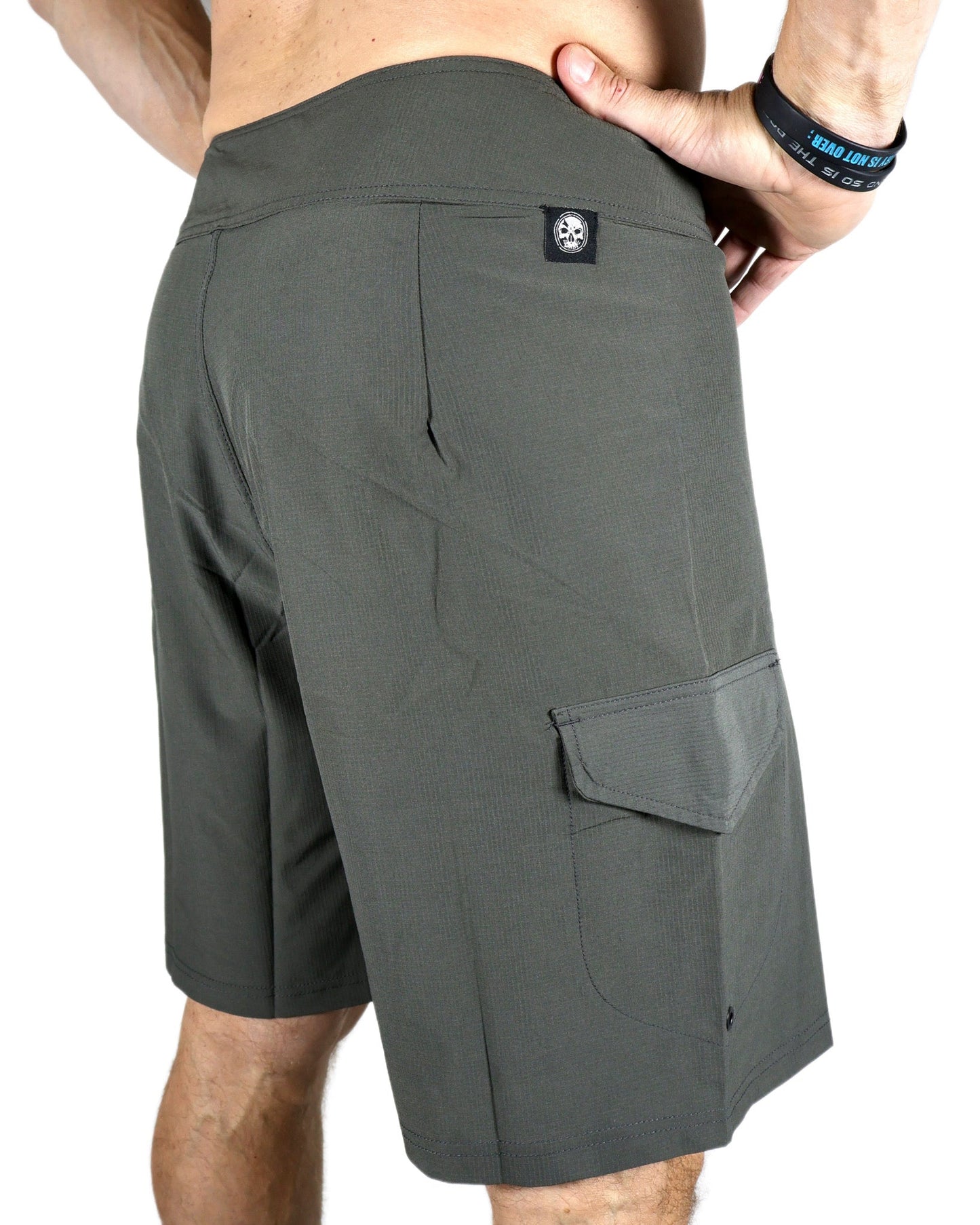 Closeout -Gunmetal Stretch Board Shorts