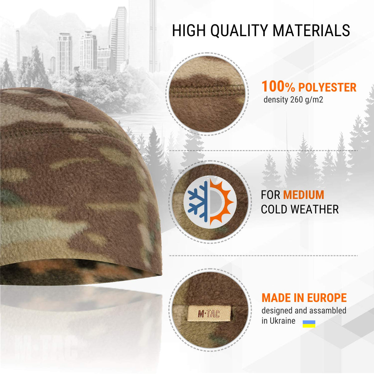 M-Tac Fleece Watch Cap (320 g/m2)