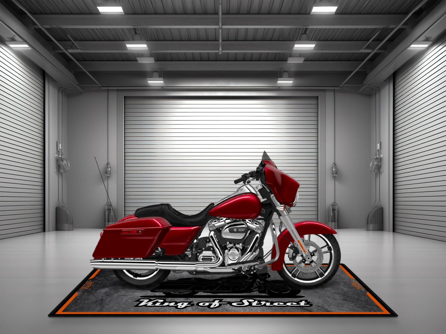 MPM Motorcycle Mat for Cruiser Motorcycle "King of Street" - MM7264