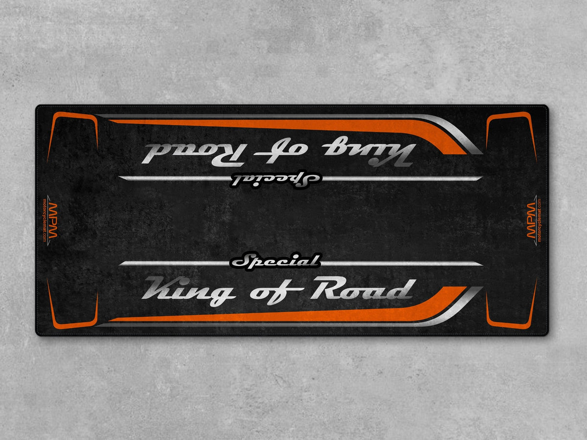 MPM Motorcycle Mat for Grand American Touring Motorcycle "Special King of Road" - MM7346