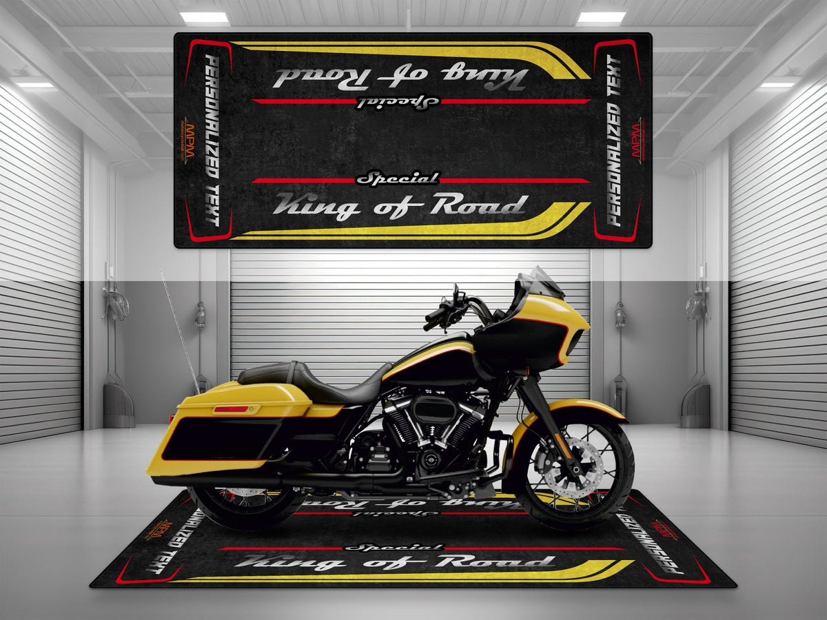 MPM Motorcycle Mat for Grand American Touring Motorcycle "Special King of Road" - MM7346