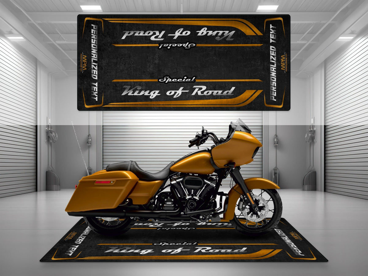 MPM Motorcycle Mat for Grand American Touring Motorcycle "Special King of Road" - MM7346