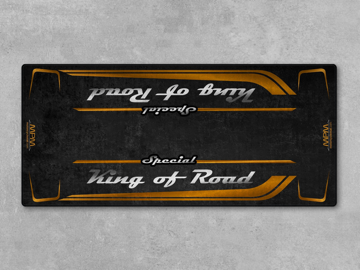 MPM Motorcycle Mat for Grand American Touring Motorcycle "Special King of Road" - MM7346
