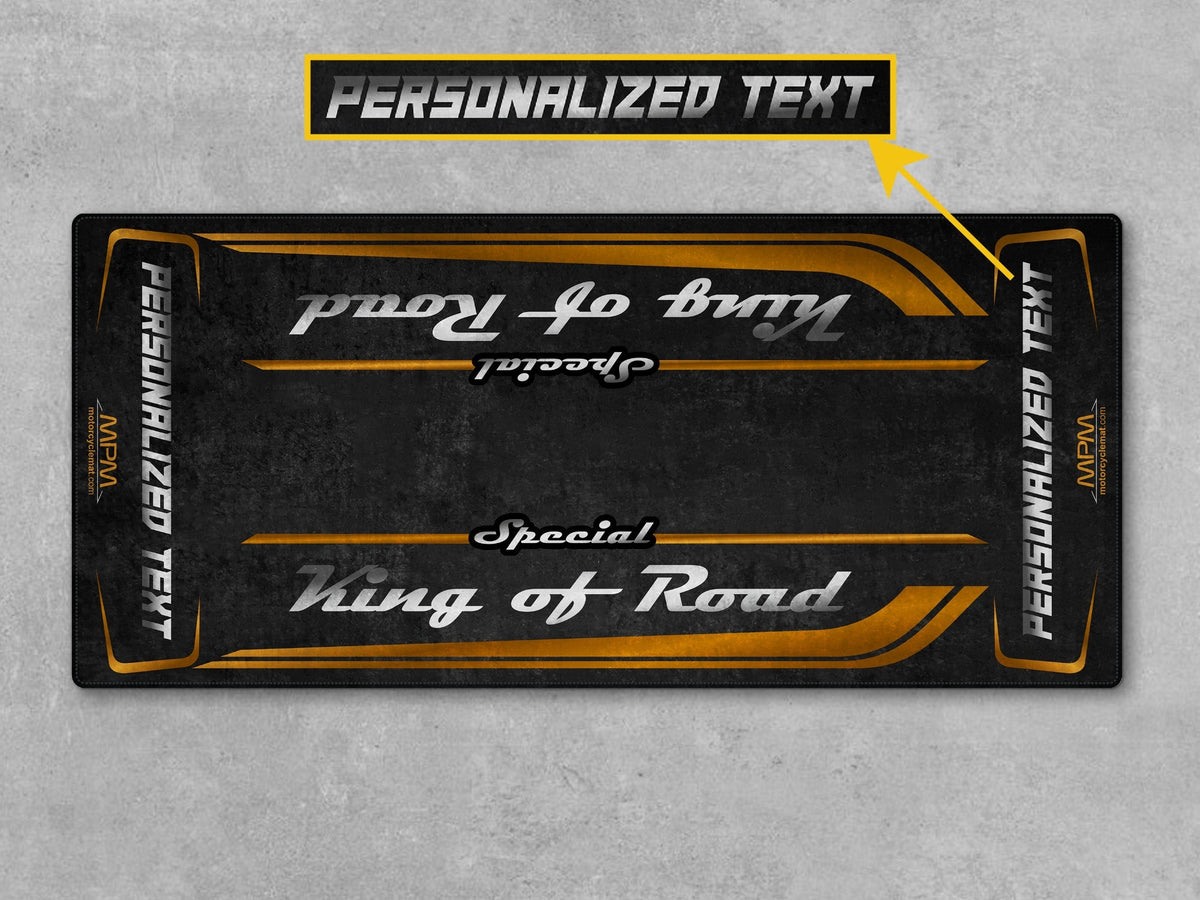 MPM Motorcycle Mat for Grand American Touring Motorcycle "Special King of Road" - MM7346