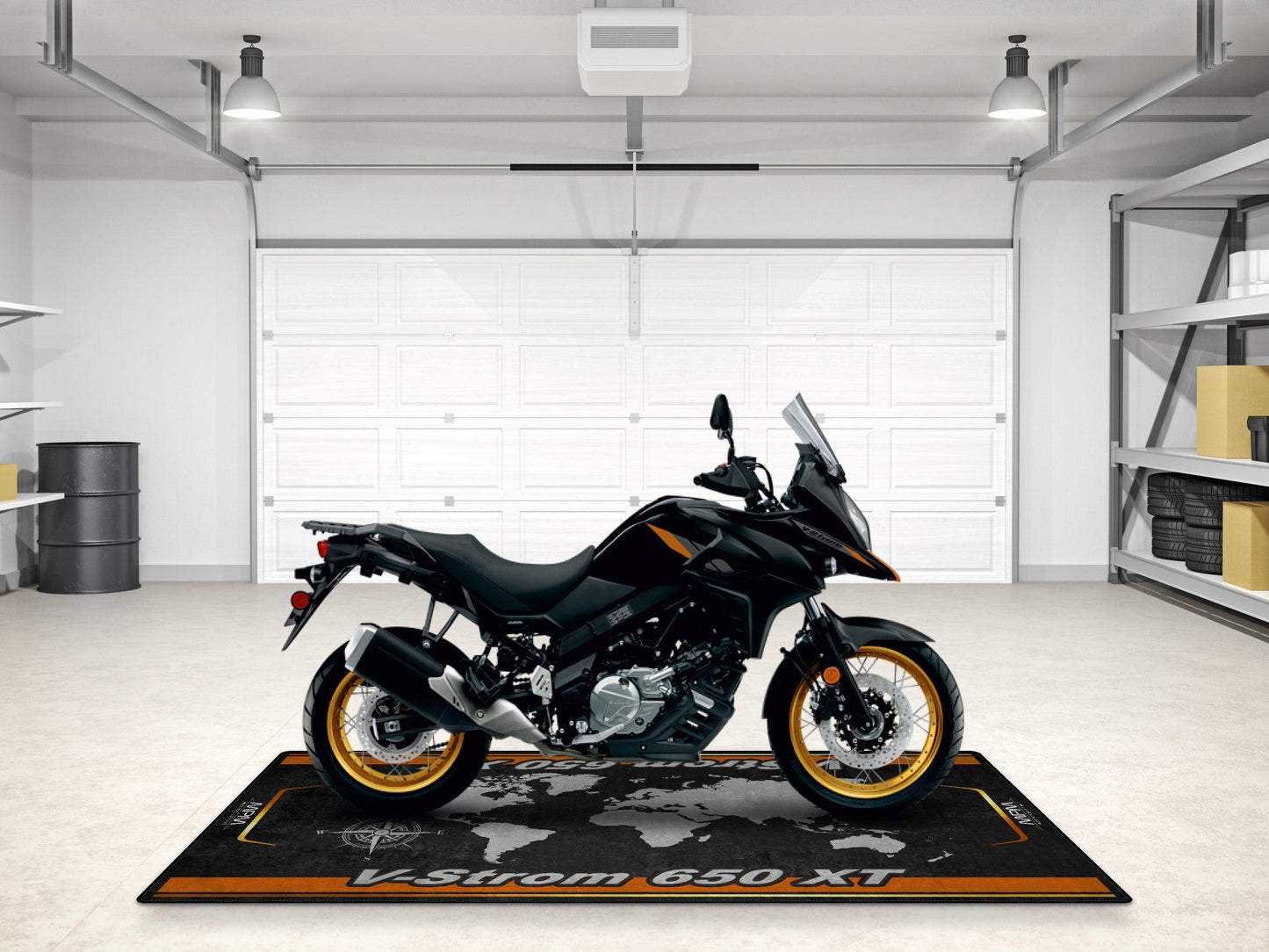 MPM Motorcycle Mat for Suzuki V-STROM 650XT - MM7379