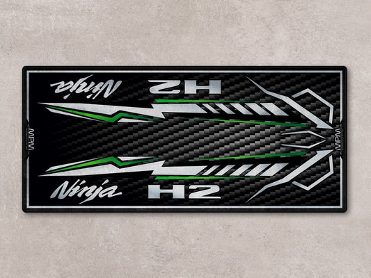 MPM Motorcycle Mat for Kawasaki Ninja H2 Carbon - MM7406