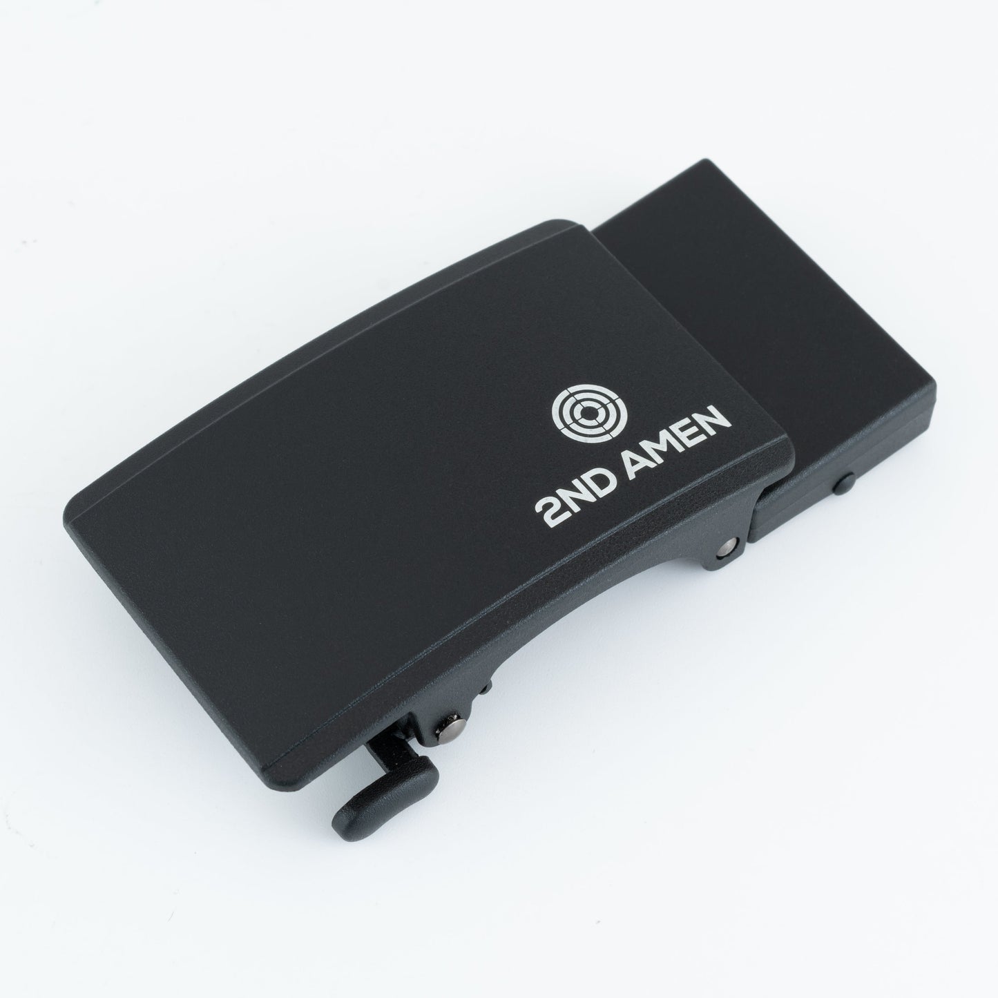 2ND AMEN Gun Belt - Ratchet Track Buckle - Logo Black